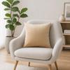 Einfarbige Samt-Kissenhülle, Weiche Plüsch-Kissenhülle, 17,7 x 17,7 Zoll Glatte Samt-Kissenbezug für Sofa, Bett, Büro, Gemütliche Wohnkultur