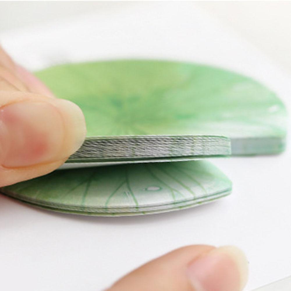 Plant Leaf Self-Adhesive Supplies Notes School Office Memo Pad Sticky Note Bookmark Notebook