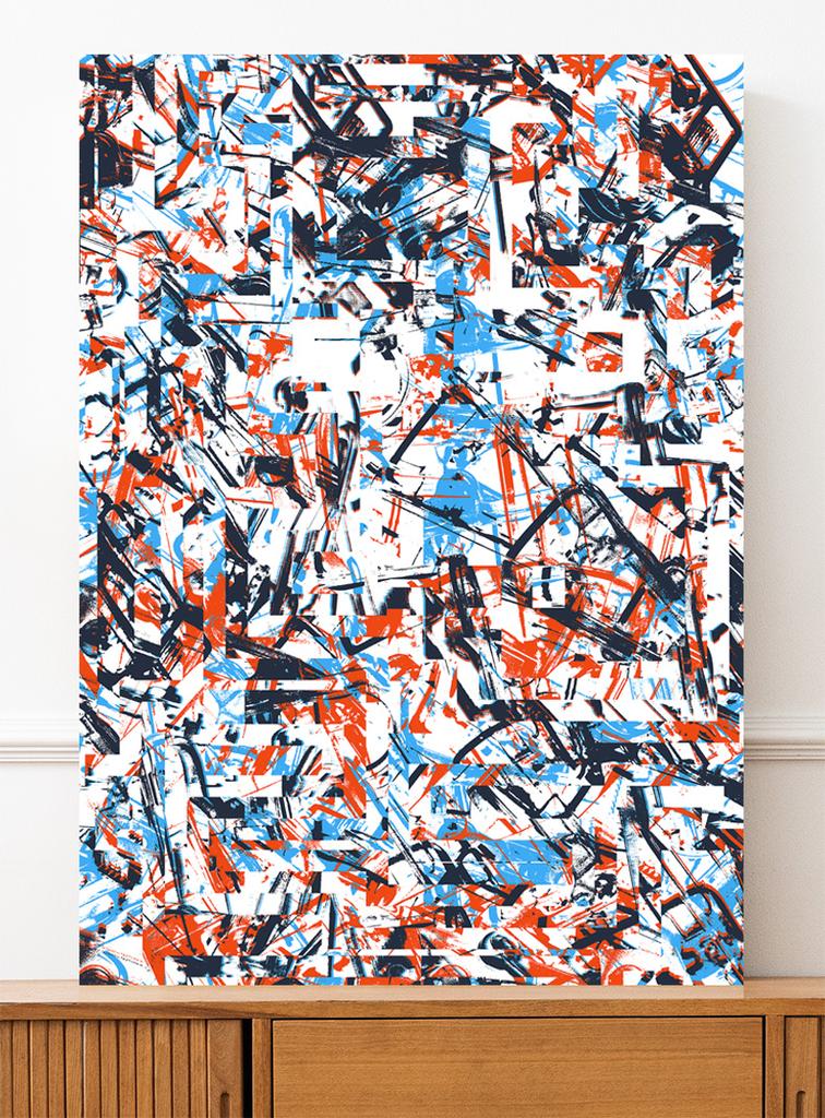 Plakat abstrakcja lastryko