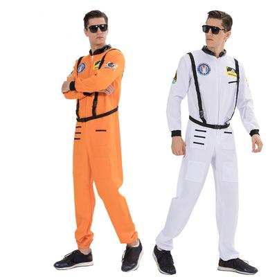 Pánský kostým astronauta kombinéza vesmírného muže Halloweenské kostýmy pro dospělé Zábavná cosplay párty