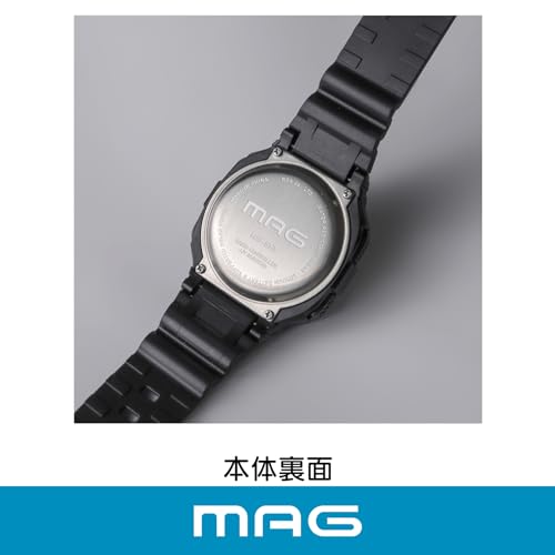 Orologio Digitale MAG Piccolo Argento MW-550A Solare Doppia Alimentazione Resistente all'Acqua Cinturino in Poliuretano per Bambini