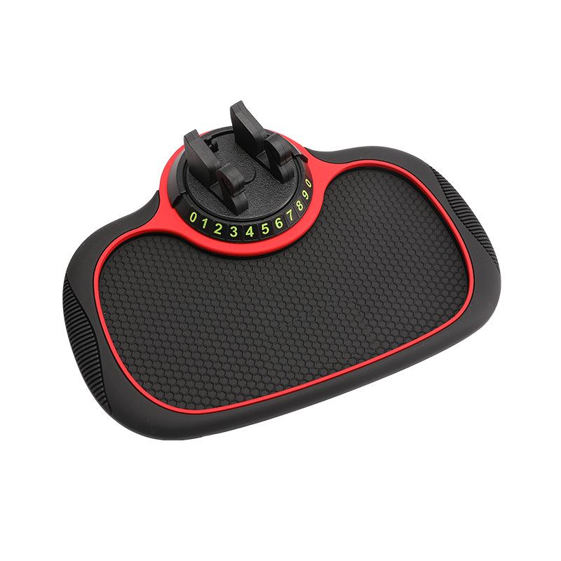 Covoraș antiderapant și suport de navigație pentru mașină cu funcție de număr ascuns