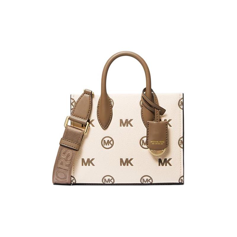 MICHAEL KORS handbag Mirella logo embossed adjustable shoulder strap with zipper closure polyurethane tote bag tote bag shopping bag hand-held