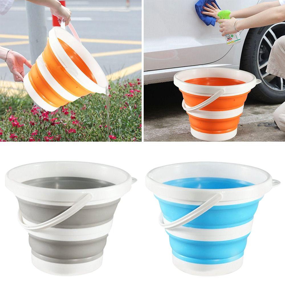 Portable Fishing Bucket Car Mounted Car Wash Bucket Multifunctional Foldable Water Bucket