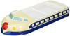 Niimi Western Tableware Lunch Made In RLV394A Children's Plate, Shinkansen, Blue, Melamine, Japan,