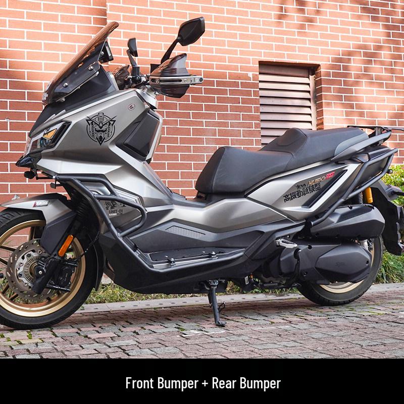 Suits Sym Husky 300: Bumper Guard, Anti-Fall Bar, Rear and Tail Rack, Backrest Mod Accessories