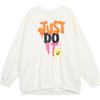 Nike Sportswear American Vintage Letter Round Neck Casual Long Sleeve Sweatshirt Women Sweatshirt Sail HJ1504-133