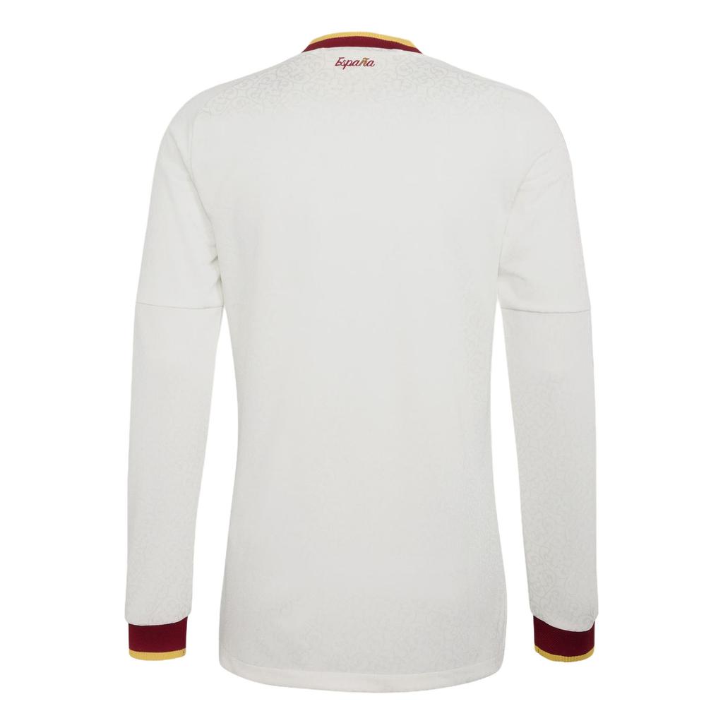 adidas Španělsko 26 Venkovní Autentický Dlouhý Rukáv Dres Krémově Bílá Pánské Vrcholy KA1957