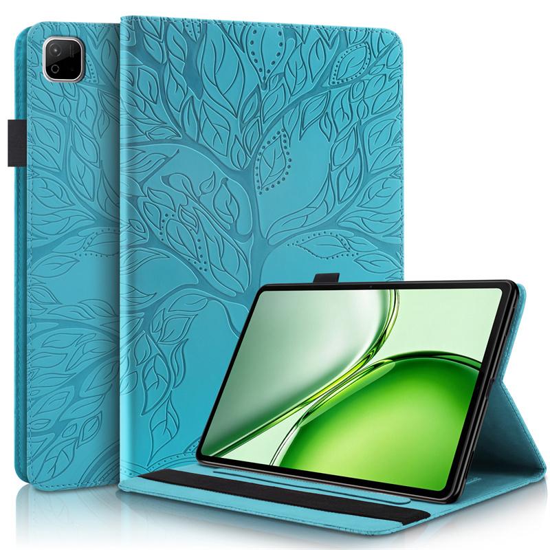 For Honor Pad X9B Max Case Cover Embossed Tree PU Leather Wallet Flip Cover For Funda Honor Pad X9 Max 13 inch 2026 Case Coque