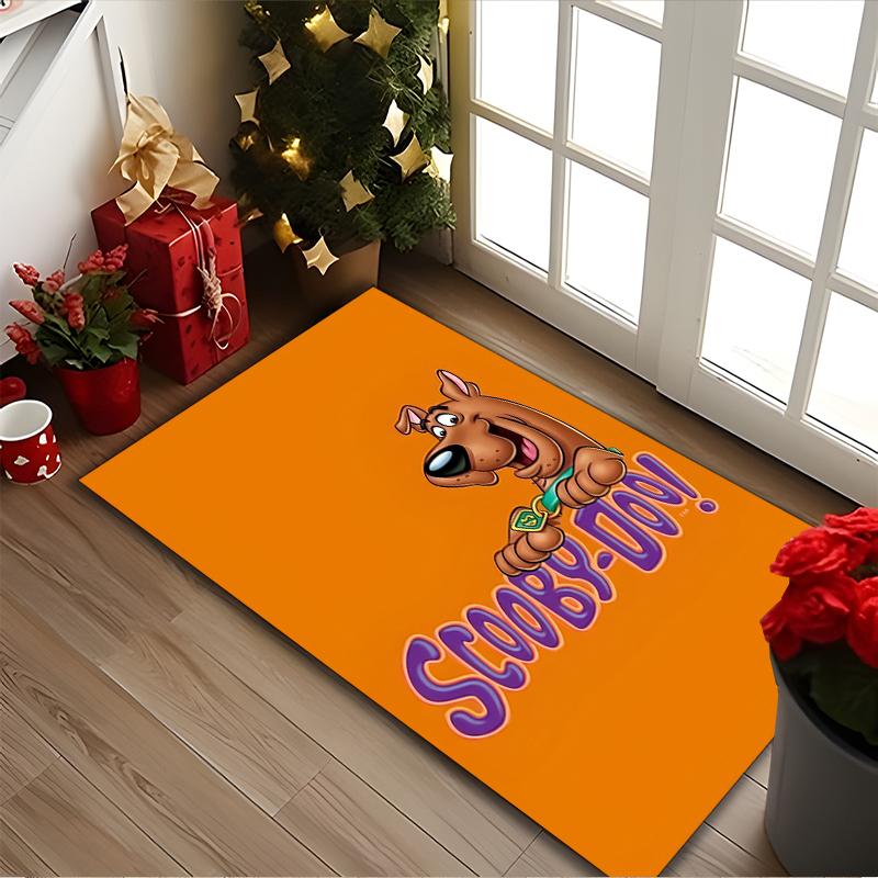 [SCOOBY-DOO Printed Carpet] Non-slip Office Rug, Cozy Area Carprt for Living Room Use, Soft Home Sofa Chair Mat