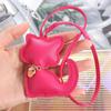 Car Key Holder Cat Keychain Fashion Kitty Bag Pendant Cute PU Leather Keyring  Backpack Decor