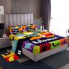 Halloween Atmosphere Theme Pattern Bed Hat Four-Piece Bedding Set Bedroom Dormitory Bedding Decoration