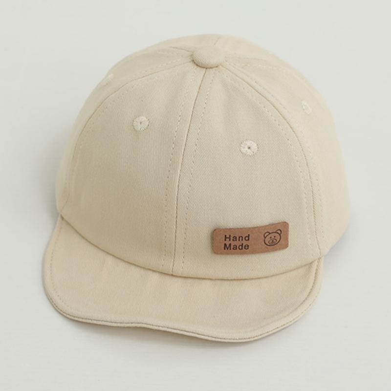 

Детская бейсболка, детская шляпа от солнца, кепки с мягкими полями для мальчиков и девочек бежевый