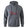 Men's Spring Autumn Oversize Casual Solid Color Black Sweatshirt Hoodie Pullover For Male And Women