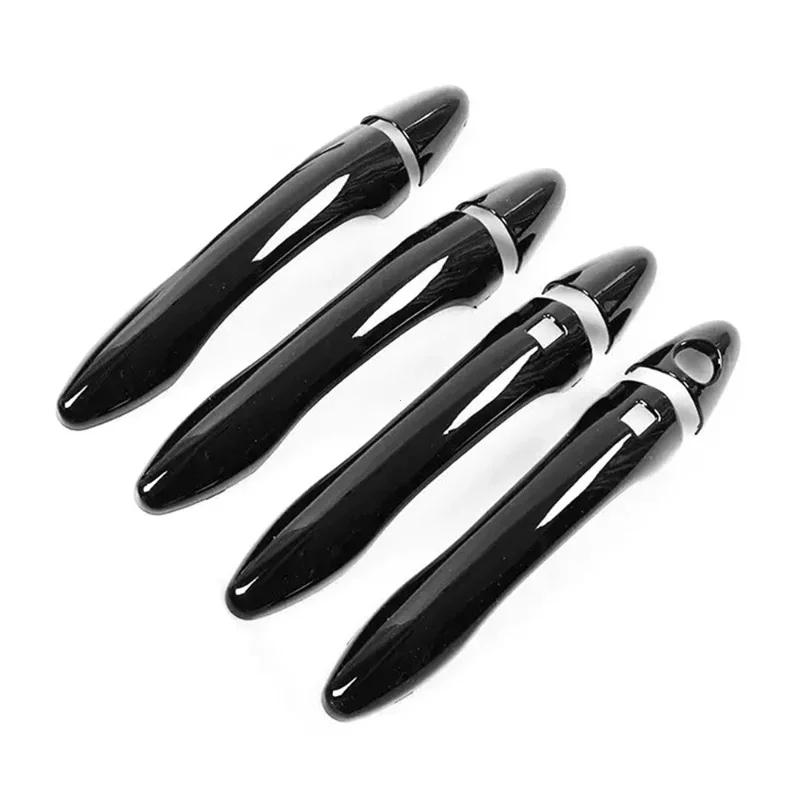 Pro Kia Optima K5 2011-2015 Smart Car Car Carbon Fiber Style Vnější klika dveří Lišta Kryt Samolepka Dekorace Auto Příslušenství