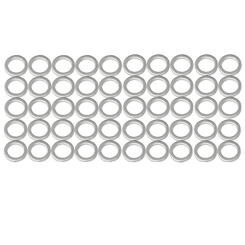 50PCS New Aluminum Oil Drain Plug Gaskets 9956-41-400 995641400 For Mazda 14x20x1.5mm M14 Oil Drain Plug Crush Washers