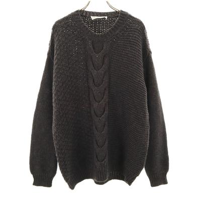 LIVIANA CONTI Made In Italy Long Sleeve Sweater S Charcoal Gray Knit Women Used