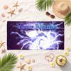 Killua (1) Custom Name Beach Towel Soft Towel Gift for Beach Pool Swimming Vacation