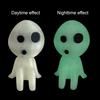Glow-in-the-dark Aliens Figurine Luminous Miniature Aliens Statue Halloween Home Office Desktop Decoration Ornament