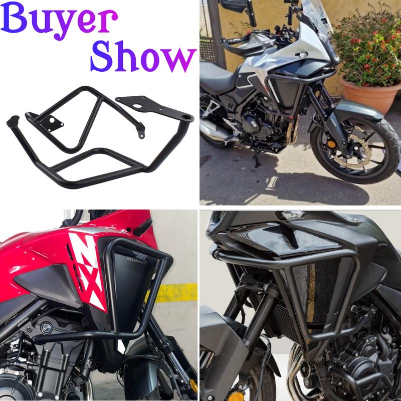 Motorcycle Crash Bars For Honda NX 400 500 2024 2025 NX400 NX500 Upper Engine Protection Guard Bumper Protector Accessories