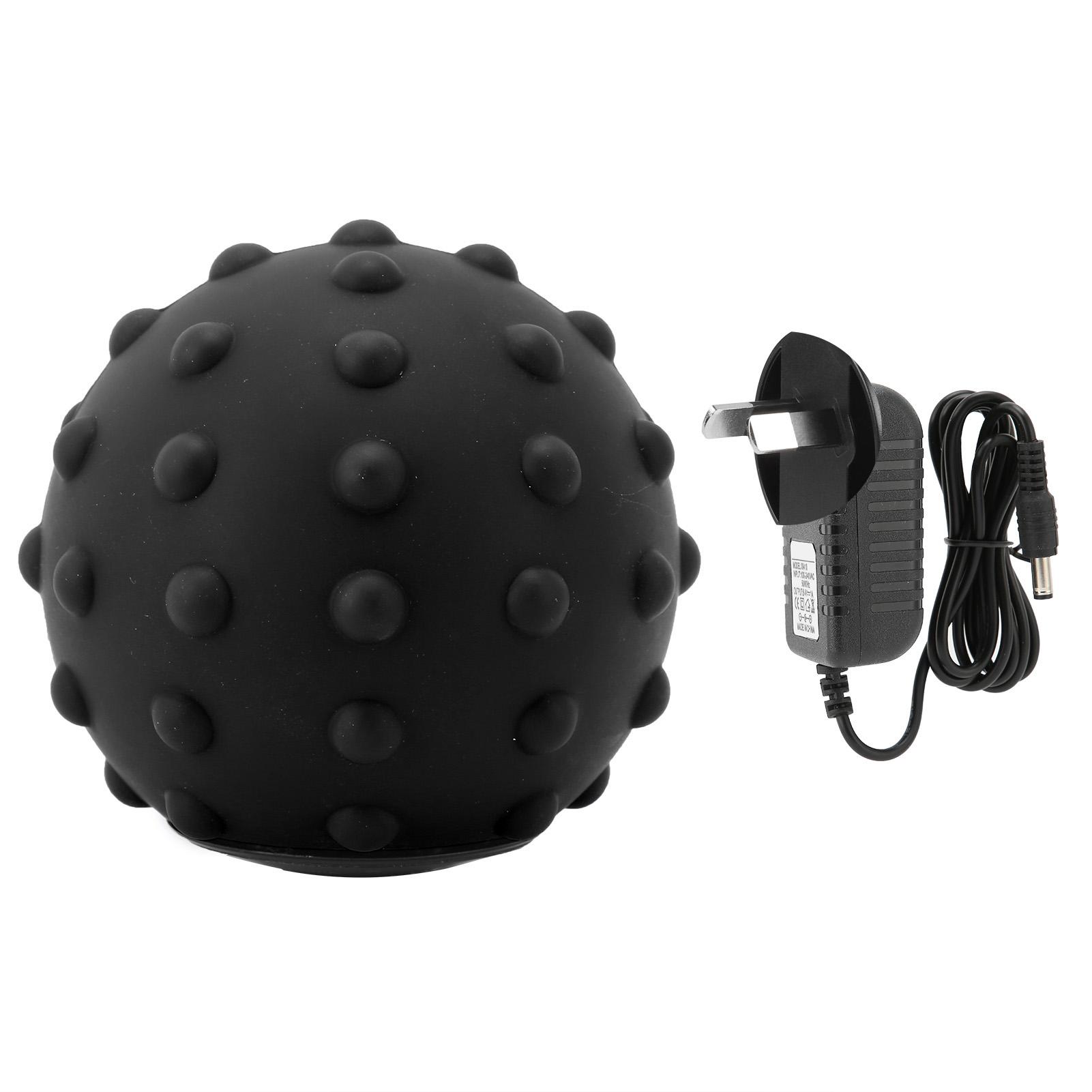 

Vibrating Massage Ball Electric Fitness Yoga Massage Roller for Muscle Pain ReliefAU Plug 100-240V US Plug