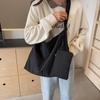 Canvas Tragetaschen Geldbörse für Damen Weiche Faltbare Schulterhandtaschen mit Münzfach Lässige Pendler Shopper Tragetaschen KTY