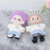 10CM Cotton Doll Overalls for Starfish Bodies and 13CM Palm Dog Pendant - Dress Up Clothes for Toys