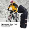 1 Paar Beinschienen, Beinlinge, warm, dicker Plüsch, winddicht, kältebeständig, elastisch, verstellbar, unisex, wasserdicht, für Reiten, Motorradfahren, Skifahren im Winter