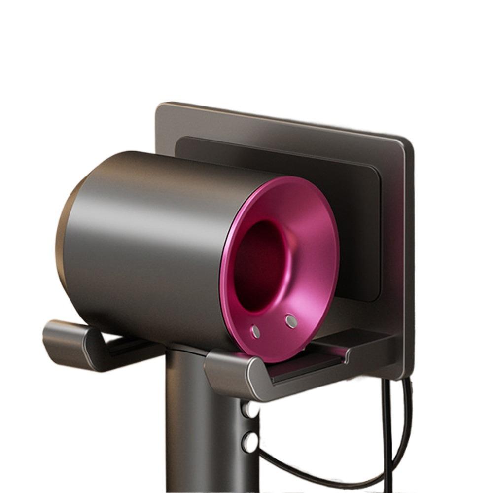 Punch-free Hair Dryer Holder Wall Mounted Hair Straightener Dryer Holder  for Home