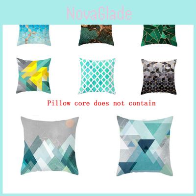 Nordic Style Marble Simple Abstract Geometric Pillowcase For Bedside And Window Seat Customizable Sofa Pillow