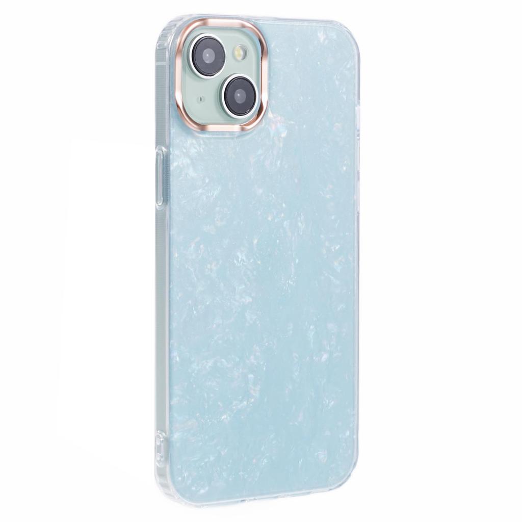 For iPhone 15 TPU+PC Scratch Resistant Phone Cover IMD Shell Pattern Back Protector Case