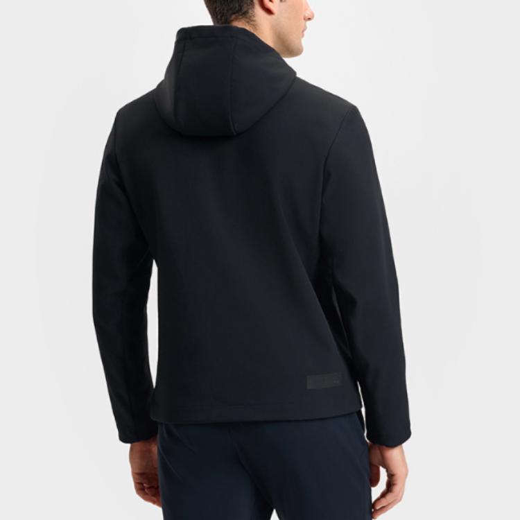 Fila Fitness Series Logo Zipper Sports Loose Fleece Jacket Men Jackets Dark-Blue A51M511703F-NV