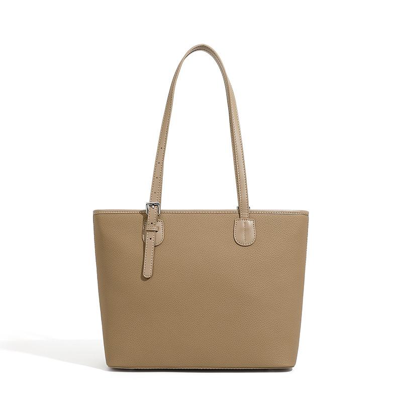 

Large Capacity Tote Bag Women S Leather Spring And Summer High-End Shoulder Bag Fashion Versatile Bucket Bag 30*12*25