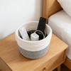 Cotton Rope Basket Large Toys Storage Woven Basket Decorative Round Closet Organizer for Clothes Towels Blankets