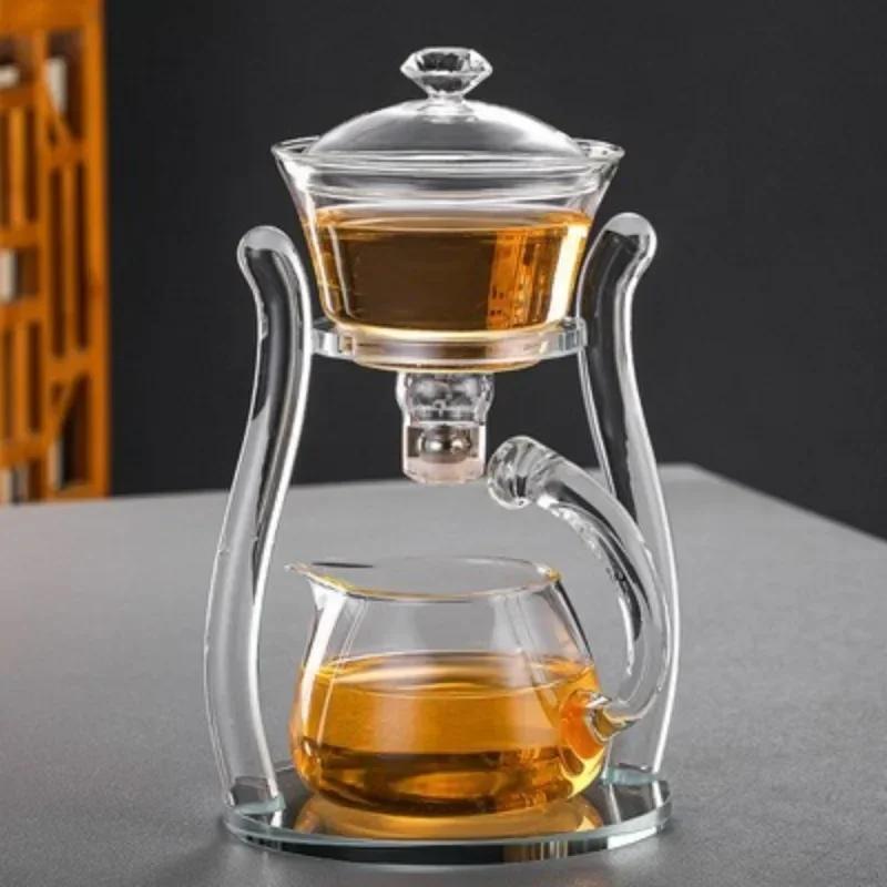 

Lazy Person Making Tool Automatic Pot Glass Magnetic Tea Set Simple Modern Japanese Creative Home