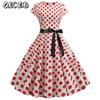 Dames Mode Zomer Lente Ronde Hals Korte Mouw Casual Jurken