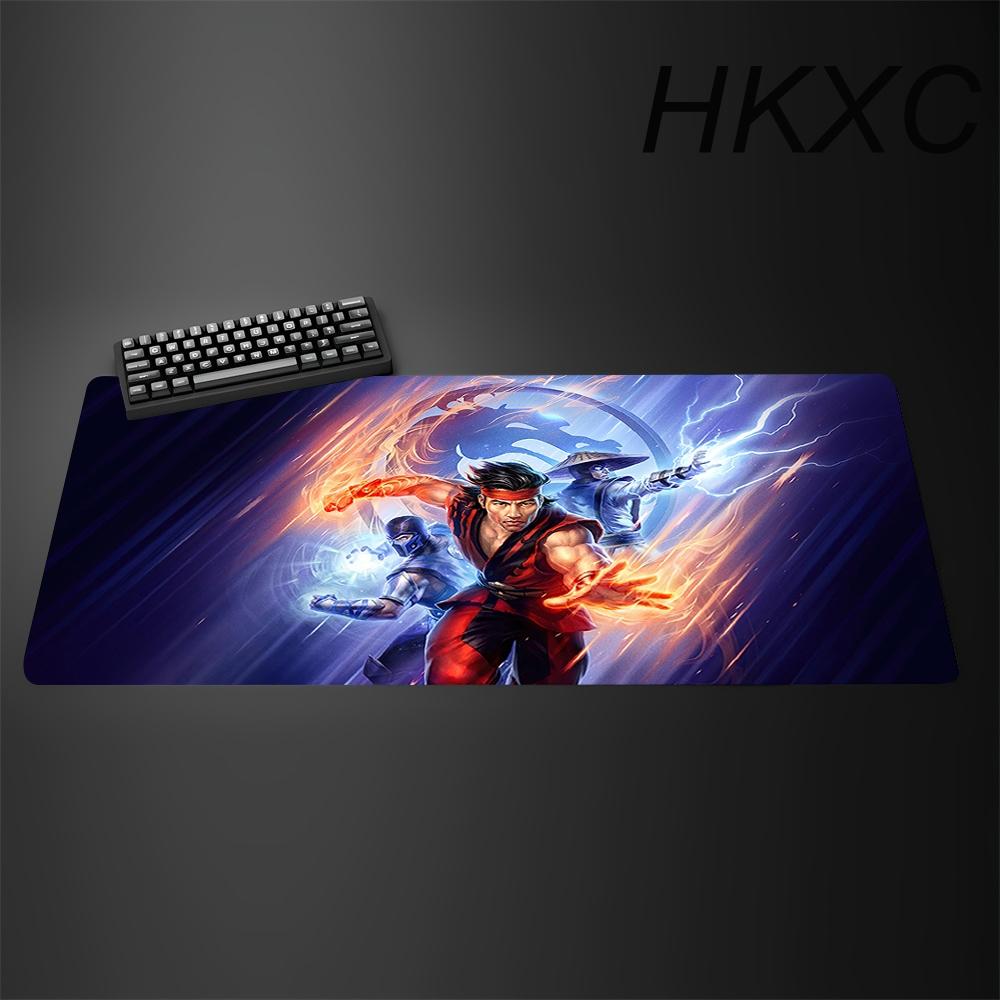Mortal Kombat Mouse Pad Arena Battle Print Mousepad Large Deskmat Premium Rubber Base Soft Cloth Office Computer Gaming Meusepad