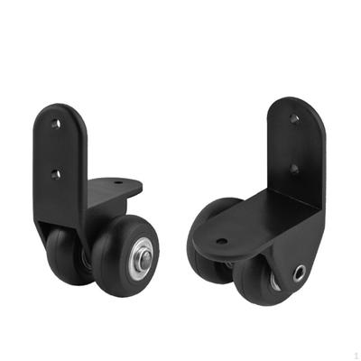 2 pezzi di ricambio per bagagli da viaggio/trolley, ruote con cuscinetti a rulli universali con rotelle mute per
