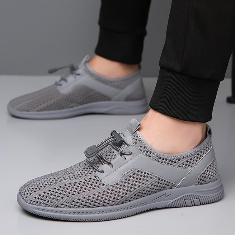 Fashion 2024 New Men Casual Shoes Brand Mocassins Hollow Out Breathable Sneakers Mens Loafers Soft Driving Shoes for Running Man Shoes