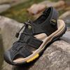 Scarpe da uomo in vera pelle Sandali da uomo nuovi estivi Sandali da spiaggia per esterni Taglie forti 38-46