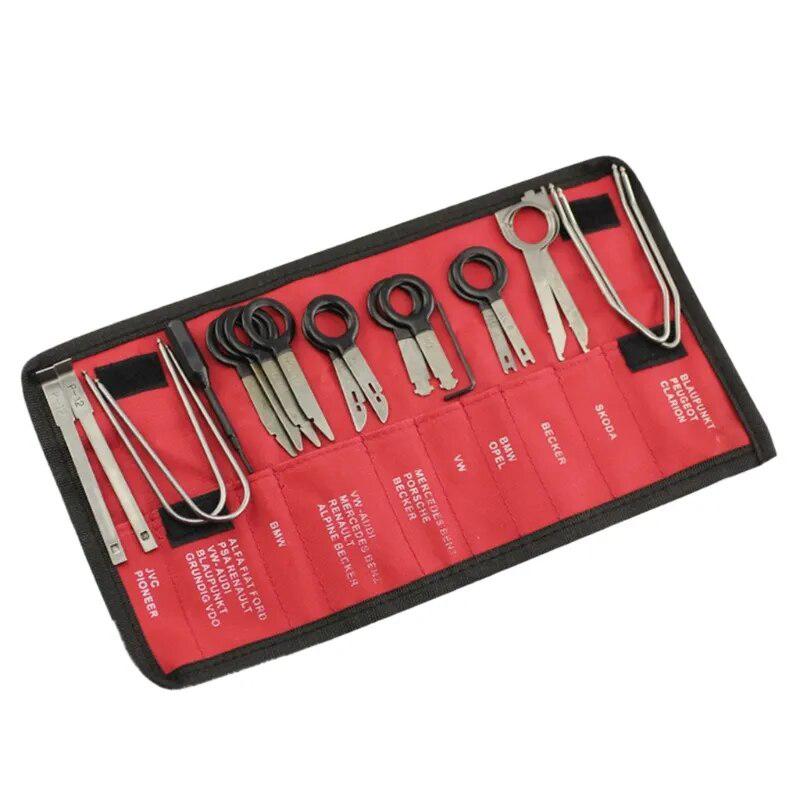 

20pcs Car Radio Removal Tool Kit Auto Audio CD Player DVD Navigation Interior Disassembly Repair Tool Set