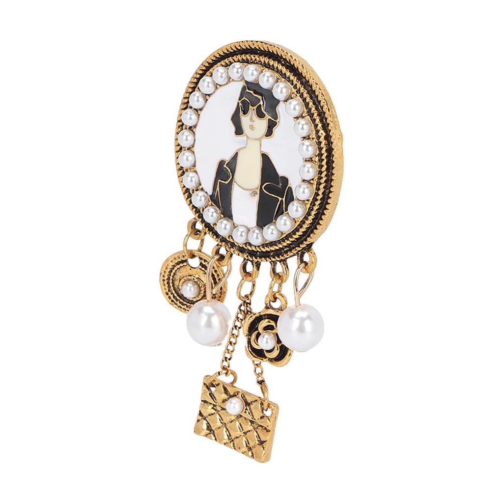 Exquisite Retro Brooch Women Pattern Alloy Brooch Pin Vintage Clothes Accessories
