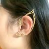 Fairy Ear Cuff Petite Earring for Women Simple Hollow Cat Ears Outline Elf Ear Clip Classic Single No Piercing Earrings Party