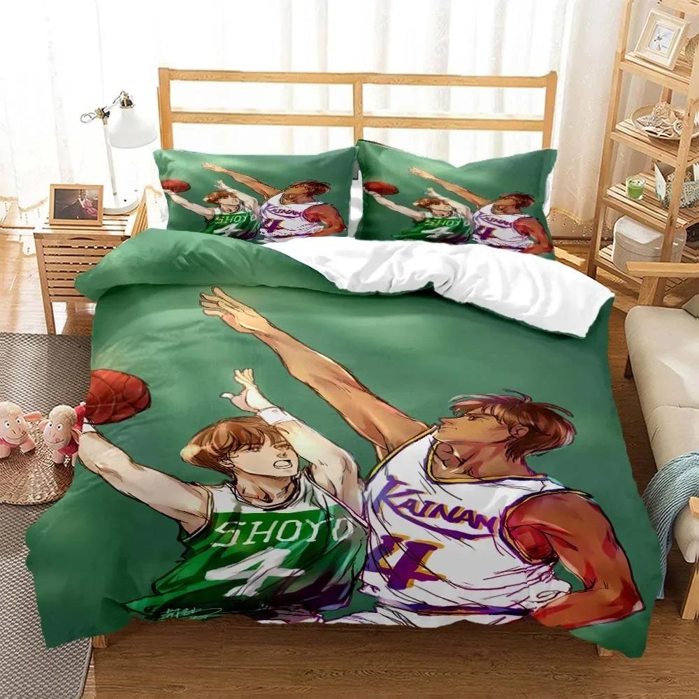 Slam Dunk Expert Digital Printed Polyester Bedding Set for Girls and Boys Bedding Set for Teenagers Bedding Set Gift