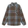 Zuoxi Boys' Plaid Long-Sleeved Shirt