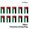 1421cm 5meter 20pcs Palestine String Flag Polyester Banners Office Home Decor