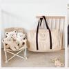 ins wind cute bear quilt storage bag quilt packing bag men and women large capacity out handbag luggage bag