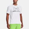 Under Armour Letter Logo Training T-Shirt Men T-Shirts White 1370367-100