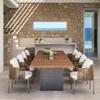 Nordic Outdoor Rattan Double Sofa for Balcony, Courtyard, Garden, or Villa.
