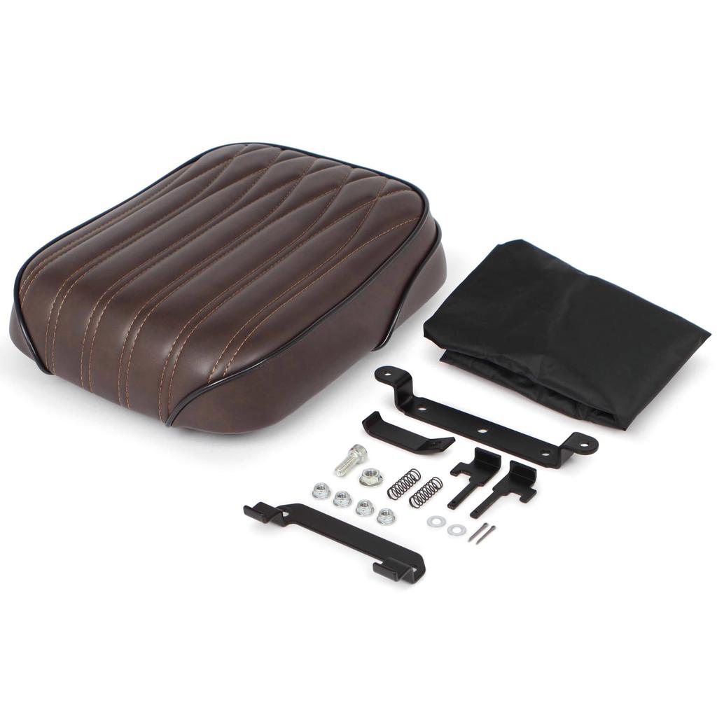 Special parts TAKEGAWA Classic Pillion Seat for Super Cub and Cross Cub 110 (Dark Brown/Easy Removal) 70/90/110 09-11-0393